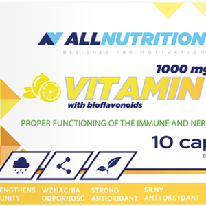 ALLNUTRITION Vitamin C + Bioflavonoids 10 kapslí