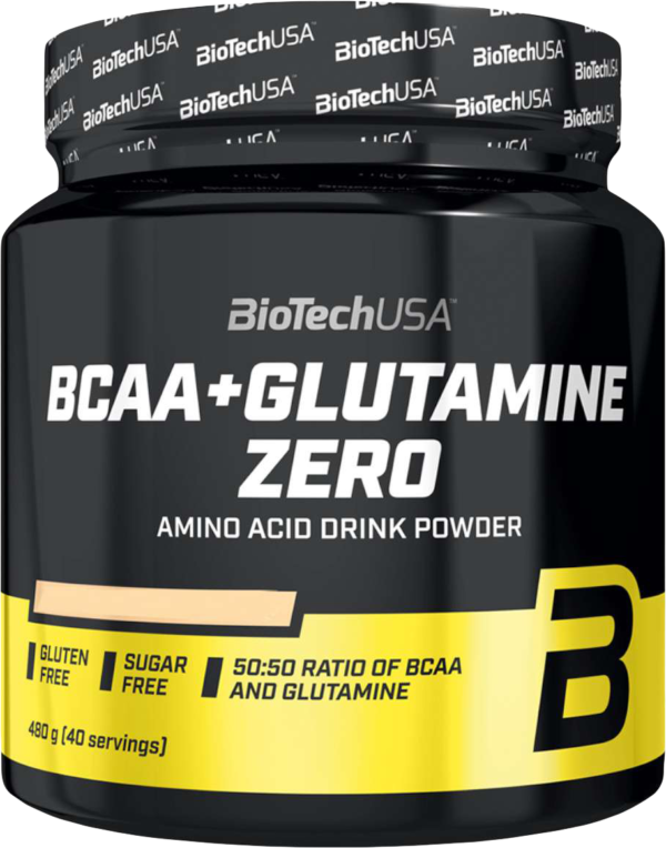 BioTech USA BCAA + Glutamine Zero 480 g pomeranč