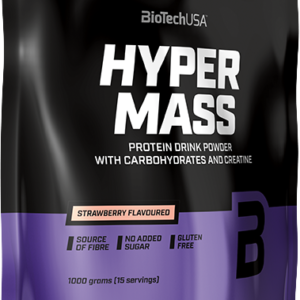 BioTech USA Hyper Mass 1000 g slaný karamel