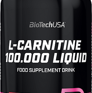 BioTech USA L-Carnitine Liquid 100 000 mg 500 ml višeň