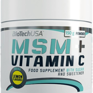 BioTech USA MSM + Vitamin C 150 g citron