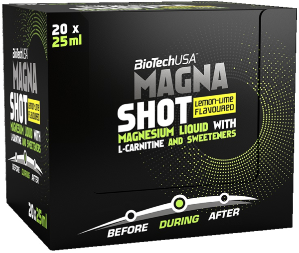 BioTech USA Magna Shot 20 x 25 ml citron-limetka