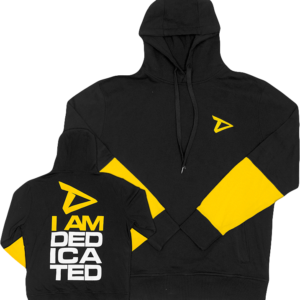 Dedicated Nutrition Pull Over Hoodie I AM DEDICATED M