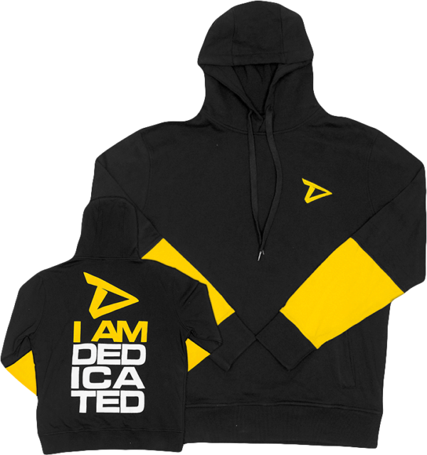 Dedicated Nutrition Pull Over Hoodie I AM DEDICATED M