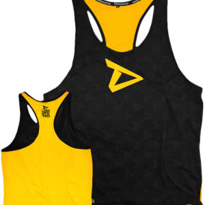 Dedicated Nutrition Yellow Back Stringer LOGO CROSS PATTERN XL