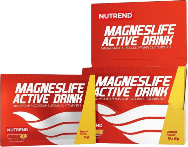 Nutrend Magneslife Active Drink 10 x 15 g pomeranč