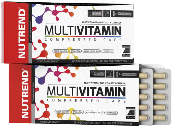 Nutrend Multivitamin Compressed Caps 60 kapslí