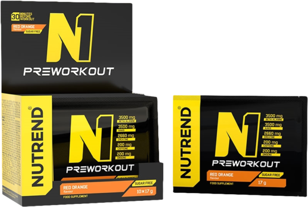 Nutrend N1 Pre-Workout 10 x 17 g tropical candy