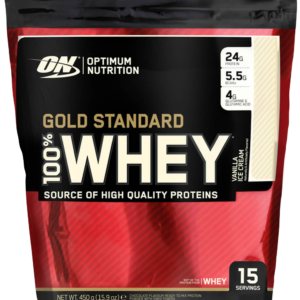 Optimum Nutrition 100% Whey Gold Standard 450-465 g vanilková zmrzlina