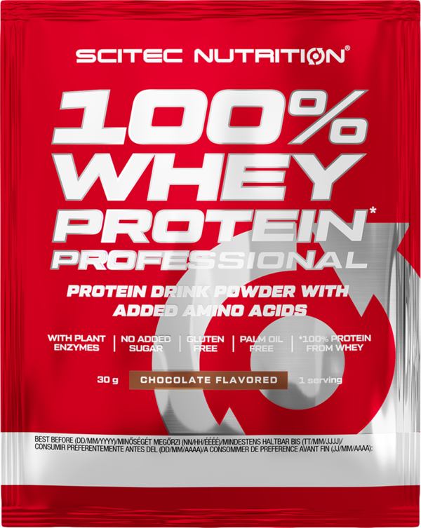 Scitec Nutrition 100% Whey Protein Professional 30 g vanilka-lesní ovoce