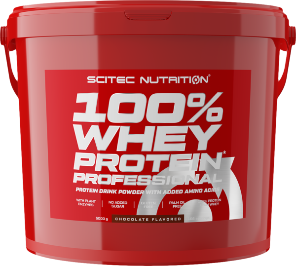 Scitec Nutrition 100% Whey Protein Professional 5000 g vanilka-lesní ovoce