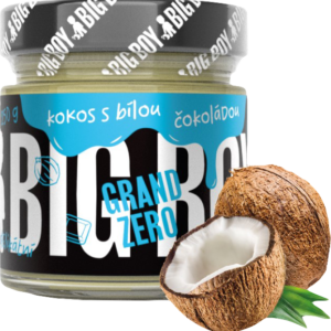 Big Boy Grand Zero Kokosové 250 g kokos-bílá čokoláda