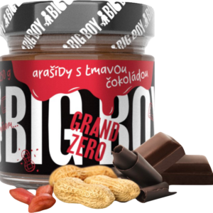 Big Boy Grand Zero Tmavé 250 g arašídy-čokoláda