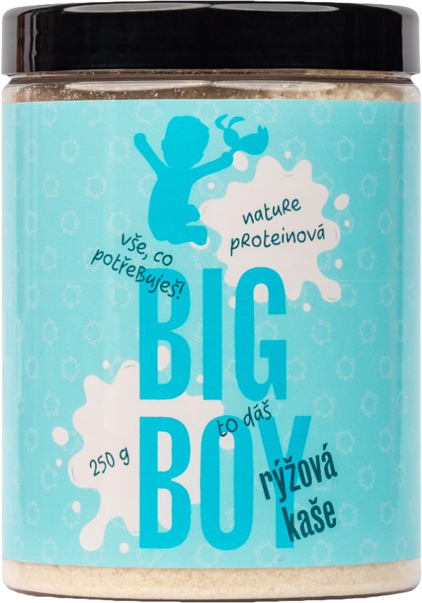 Big Boy Rýžová proteinová kaše Nature 250 g natural