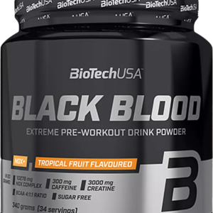 BioTech USA Black Blood NOX+ 340 g tropické ovoce