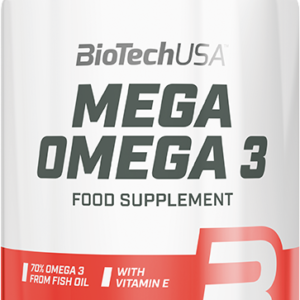 BioTech USA Mega Omega 3 180 kapslí