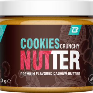 BodyWorld Cookies Crunchy Nutter 500 g kešu-cookies-bílá čokoláda