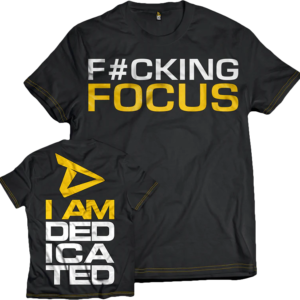 Dedicated Nutrition T-Shirt F#CKING FOCUS M