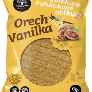 Happylife Babiččiny Pohankové Oplatky 60 g ořech-vanilka