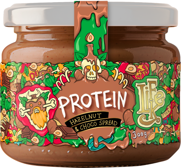 LifeLike Protein Hazelnut Choco Spread 300 g lískový ořech-čokoláda