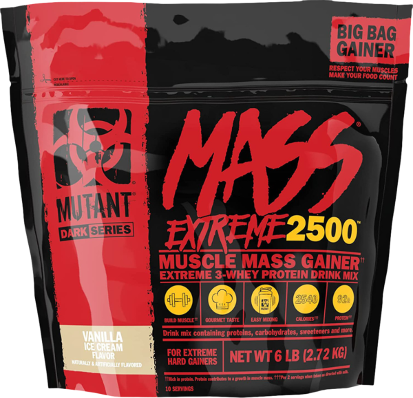 Mutant Mass XXXtreme 2500 2720 g vanilková zmrzlina