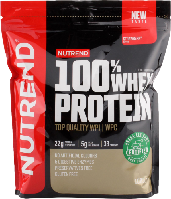 Nutrend 100% Whey Protein 1000 g pomeranč