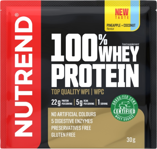 Nutrend 100% Whey Protein 30 g vanilka