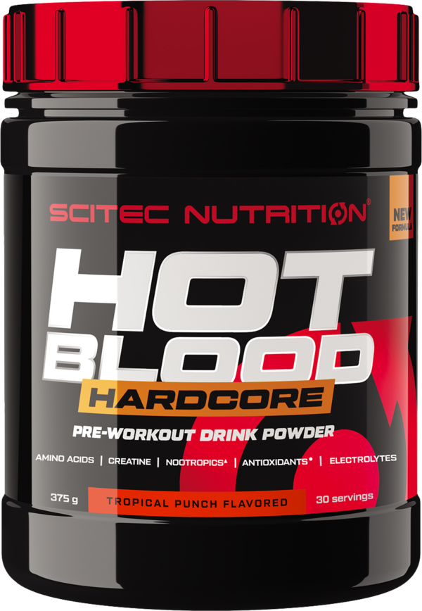 Scitec Nutrition Hot Blood Hardcore 375 g tropický punč