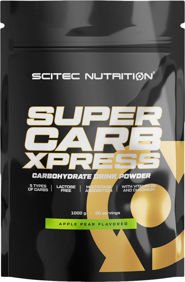 Scitec Nutrition SuperCarb Xpress 1000 g malinový čaj