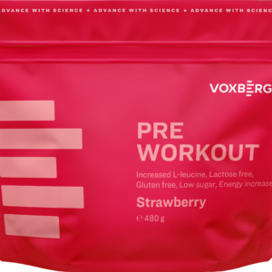 Voxberg Preworkout 480 g jahoda