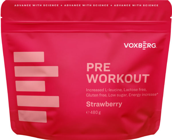 Voxberg Preworkout 480 g jahoda